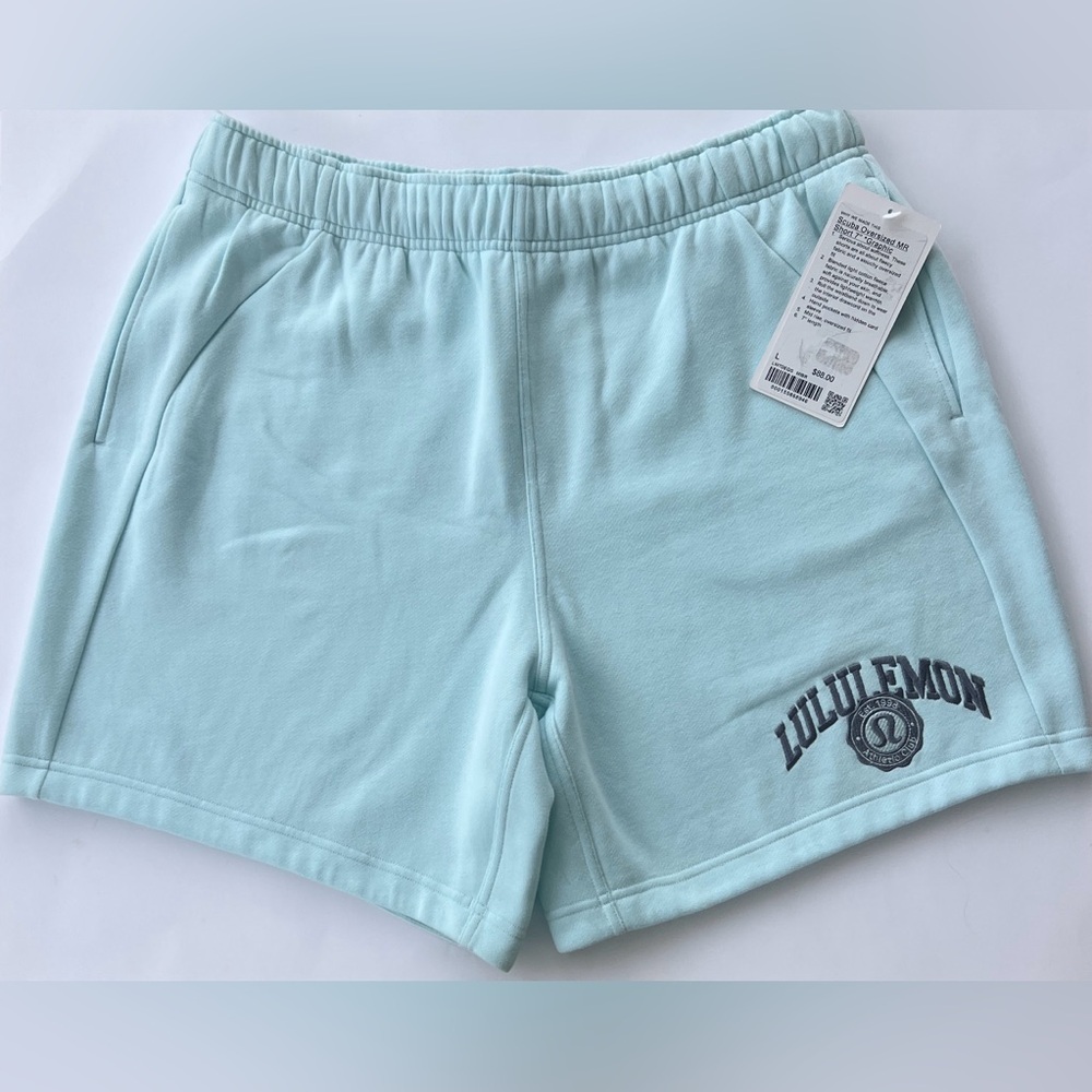 lululemon athletica Light Aqua Athletic Shorts